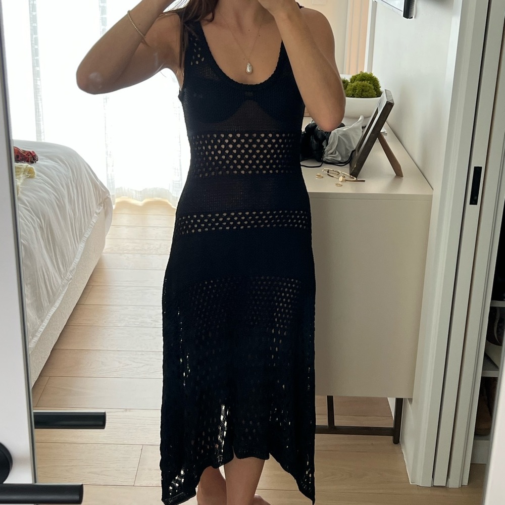 Proenza Schouler Crochet Knit Dress